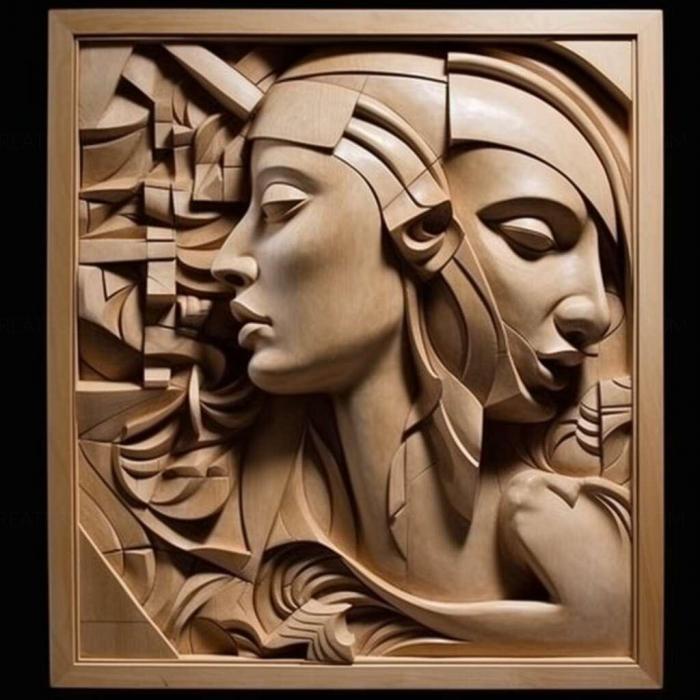 نموذج ثلاثي الأبعاد لآلة CNC 3D Art 